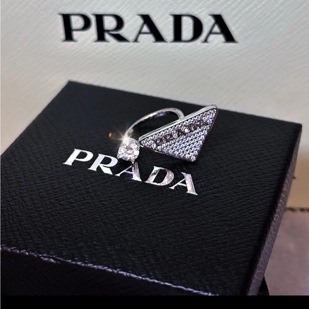 Authentic Prada Symbole Ring - Picture 5 of 12